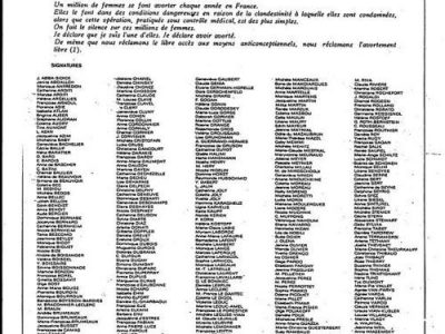 Liste des signataires du Manifeste (1)
