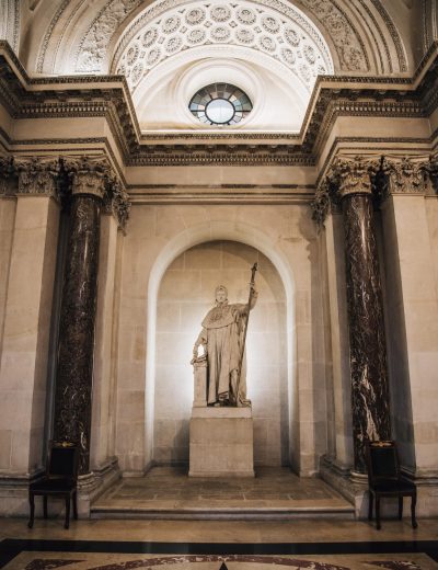 Statue de Napoléon sous la Coupole
